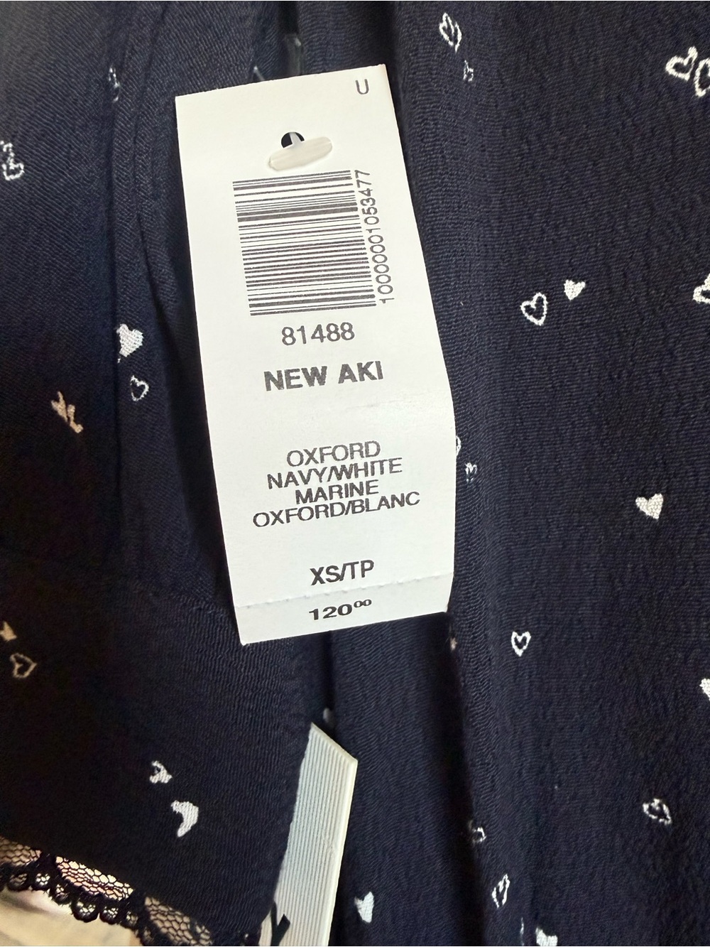 NWT Aritzia Sunday Best Navy Floral V-Neck Short Sleeve Dress - Picture 4 of 6